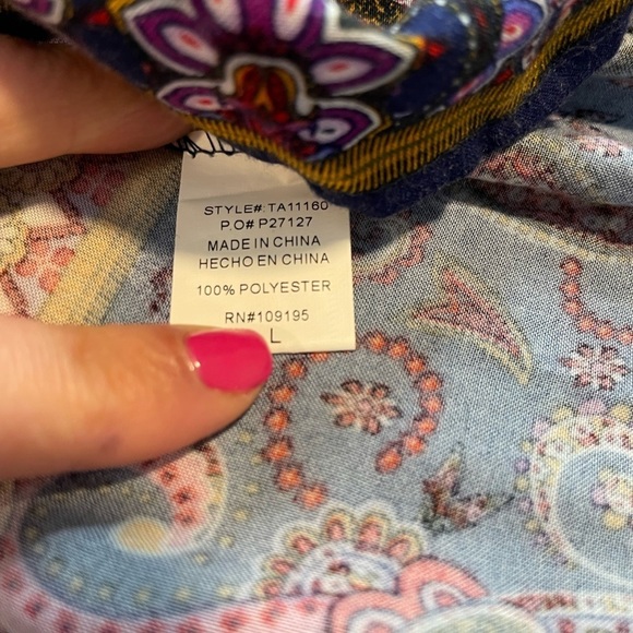 It Girl tank Multicolor Stripe Sz L - Picture 13 of 16